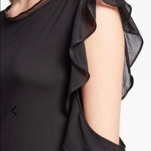 French Connection Dresses - NWT French Connection Black Cold Shoulder Dress French Connection Dresses - NWT French Connection Black Cold Shoulder Dress